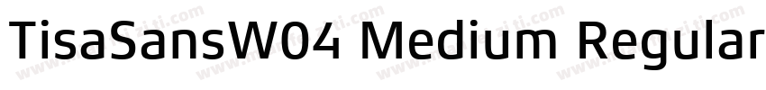 TisaSansW04 Medium Regular字体转换